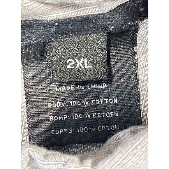 Harley Davidson Mechanic Shirt Gray Button Up Work Shirt Men’s Size 2XL -Moto - Picture 12 of 12